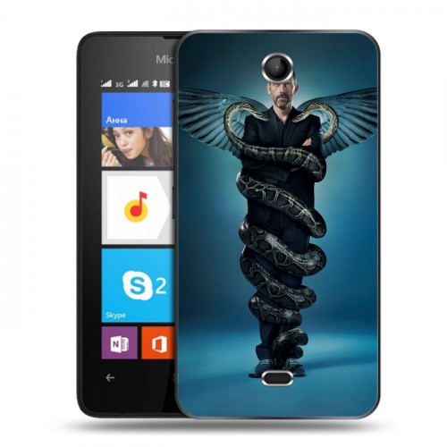 Дизайнерский силиконовый чехол для Microsoft Lumia 430 Dual SIM Доктор Хаус