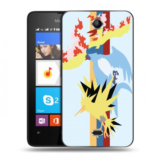 Дизайнерский силиконовый чехол для Microsoft Lumia 430 Dual SIM Покемоны