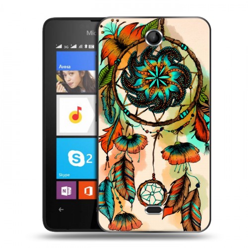 Дизайнерский силиконовый чехол для Microsoft Lumia 430 Dual SIM Акварельные обереги