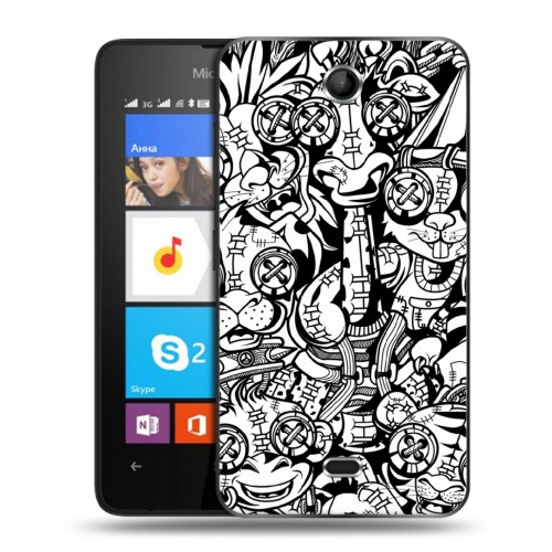 Дизайнерский силиконовый чехол для Microsoft Lumia 430 Dual SIM Куклы Вуду