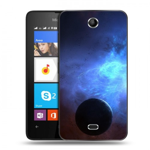 Дизайнерский силиконовый чехол для Microsoft Lumia 430 Dual SIM Галактика