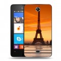 Дизайнерский силиконовый чехол для Microsoft Lumia 430 Dual SIM Париж