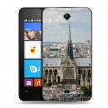 Дизайнерский силиконовый чехол для Microsoft Lumia 430 Dual SIM Париж
