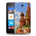 Дизайнерский силиконовый чехол для Microsoft Lumia 430 Dual SIM Москва