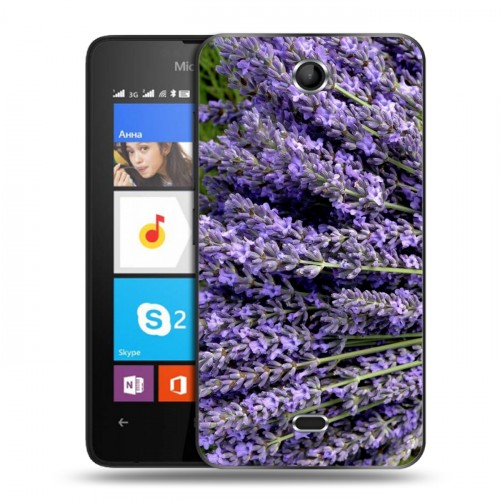 Дизайнерский силиконовый чехол для Microsoft Lumia 430 Dual SIM Лаванда