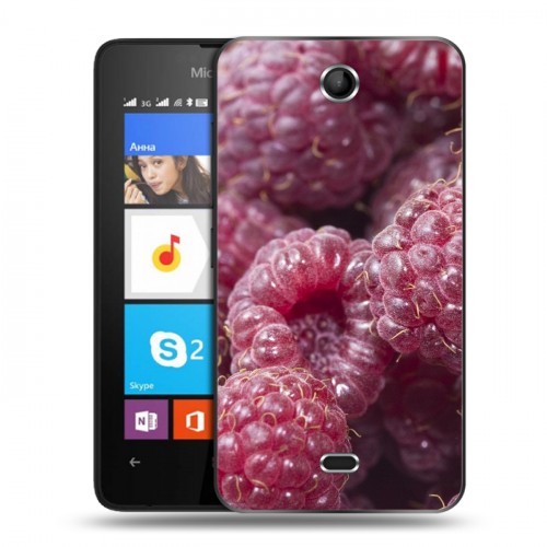 Дизайнерский силиконовый чехол для Microsoft Lumia 430 Dual SIM Малина
