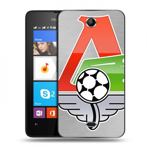Дизайнерский силиконовый чехол для Microsoft Lumia 430 Dual SIM Локомотив
