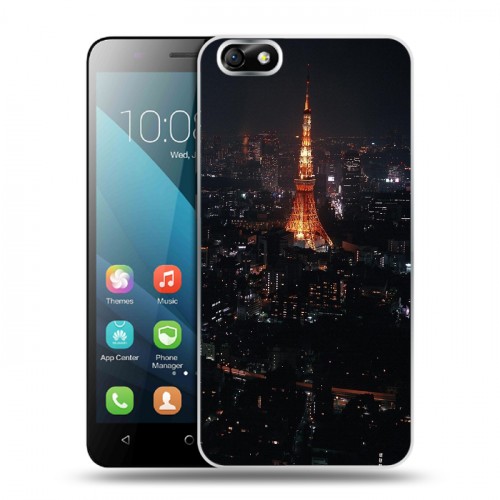Дизайнерский пластиковый чехол для Huawei Honor 4X Токио