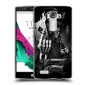 Дизайнерский силиконовый чехол для LG G4 Скелет и туз