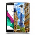 Дизайнерский пластиковый чехол для LG G4 Париж