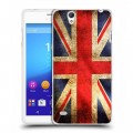 Дизайнерский пластиковый чехол для Sony Xperia C4 Флаг Британии