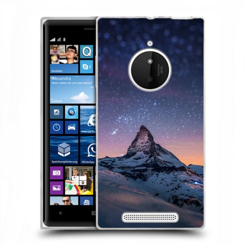 Дизайнерский пластиковый чехол для Nokia Lumia 830 Горы