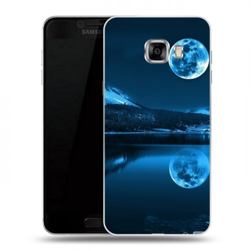 Дизайнерский пластиковый чехол для Samsung Galaxy C5 Ночь