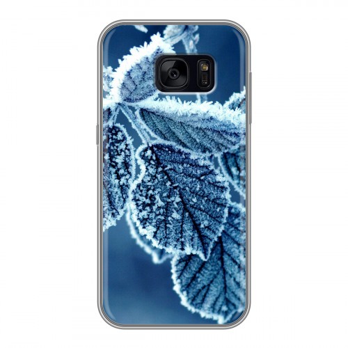 Дизайнерский силиконовый чехол для Samsung Galaxy S7 Edge Зима