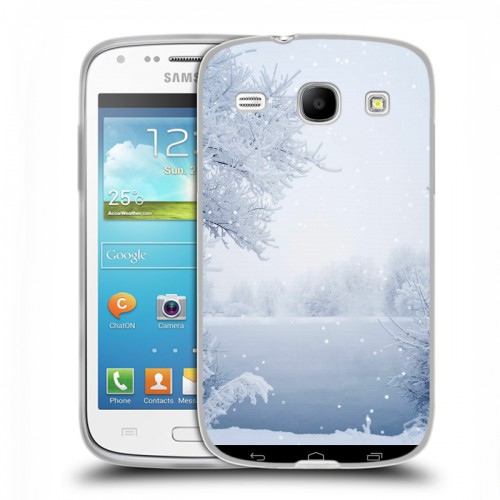 Дизайнерский пластиковый чехол для Samsung Galaxy Core Зима