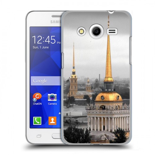 Дизайнерский пластиковый чехол для Samsung Galaxy Core 2 Санкт-Петербург