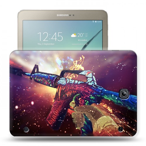 Дизайнерский силиконовый чехол для Samsung Galaxy Tab S2 8.0 Counter-strike