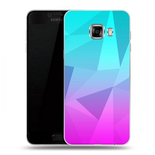 Дизайнерский пластиковый чехол для Samsung Galaxy C5 Геометрическая притягательность