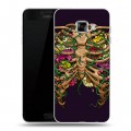 Дизайнерский пластиковый чехол для Samsung Galaxy C5 Креативная анатомия 