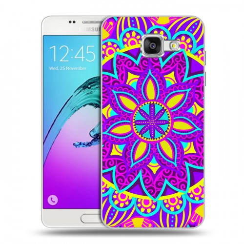 Дизайнерский силиконовый чехол для Samsung Galaxy A5 (2016) Кислотные мандалы