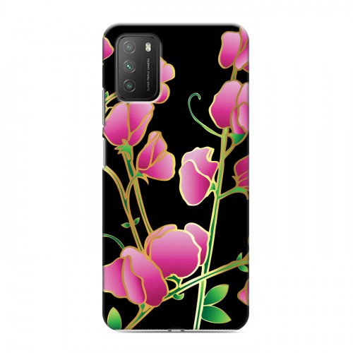 Дизайнерский пластиковый чехол для Xiaomi Poco M3 Люксовые цветы
