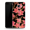 Дизайнерский пластиковый чехол для Samsung Galaxy C5 Люксовые цветы