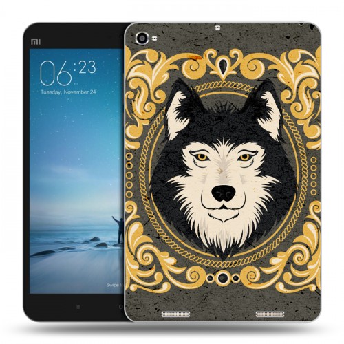 Дизайнерский силиконовый чехол для Xiaomi Mi Pad 2 Животные Барокко