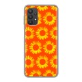 Дизайнерский силиконовый чехол для Samsung Galaxy A32 Монохромные цветы