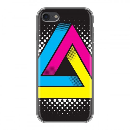 Дизайнерский силиконовый чехол для Iphone 7 Мистика треугольника