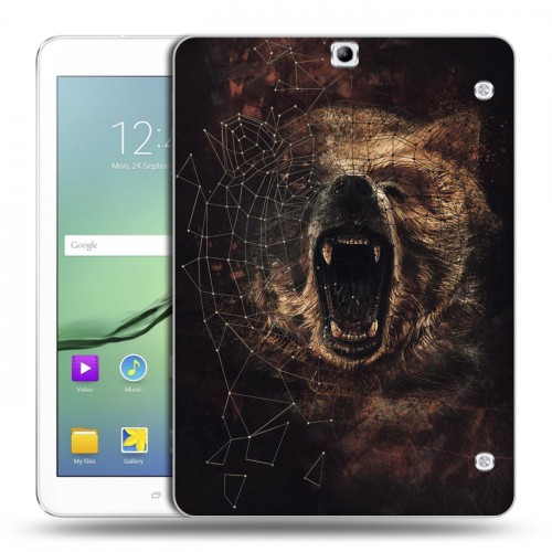 Дизайнерский силиконовый чехол для Samsung Galaxy Tab S2 9.7 Коллаж с животными