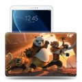 Дизайнерский силиконовый чехол для Samsung Galaxy Tab A 10.5 Кунг-фу панда