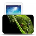 Дизайнерский силиконовый чехол для Samsung Galaxy Tab 3 Lite Змеи