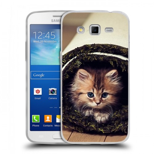 Дизайнерский пластиковый чехол для Samsung Galaxy Grand 2 Кошки