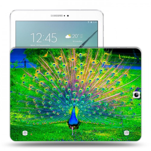 Дизайнерский силиконовый чехол для Samsung Galaxy Tab S2 9.7 Павлины