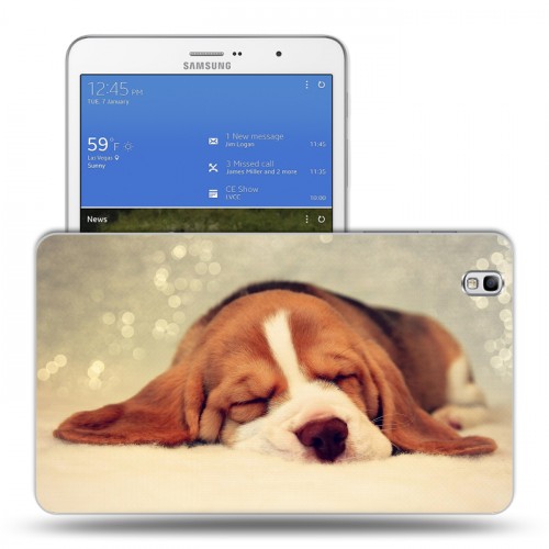 Дизайнерский силиконовый чехол для Samsung Galaxy Tab Pro 8.4 Щенки