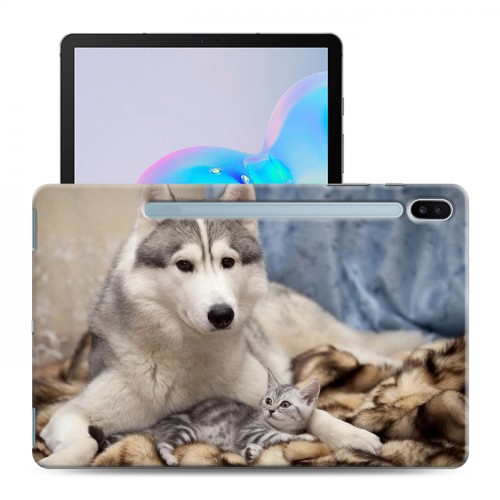 Дизайнерский силиконовый чехол для Samsung Galaxy Tab S6 Собаки