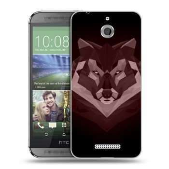 Дизайнерский силиконовый чехол для HTC Desire 510 Волки (на заказ)