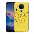 Дизайнерский силиконовый чехол для Nokia 5.4 Pokemon Go