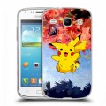 Дизайнерский пластиковый чехол для Samsung Galaxy Core Pokemon Go