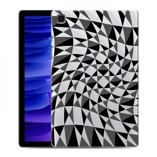 Полупрозрачный дизайнерский пластиковый чехол для Samsung Galaxy Tab A7 10.4 (2020) Геометрические паттерны