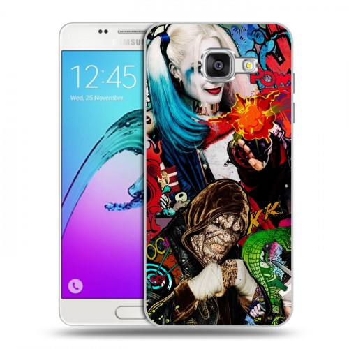 Дизайнерский силиконовый чехол для Samsung Galaxy A5 (2016) Отряд самоубийц