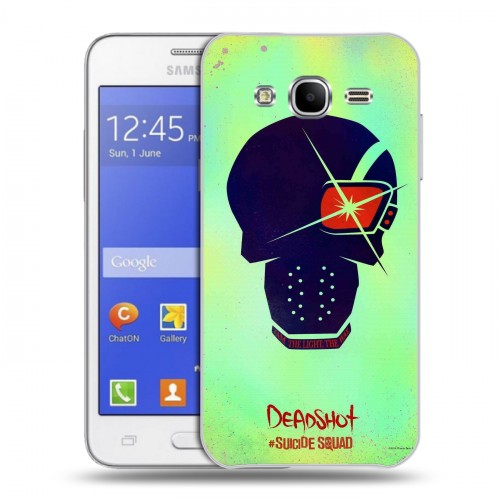 Дизайнерский пластиковый чехол для Samsung Galaxy J7 Отряд самоубийц