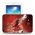 Дизайнерский силиконовый чехол для Samsung Galaxy Tab 3 Lite НБА