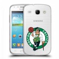 Полупрозрачный дизайнерский пластиковый чехол для Samsung Galaxy Core НБА