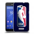 Дизайнерский пластиковый чехол для Sony Xperia E4g НБА