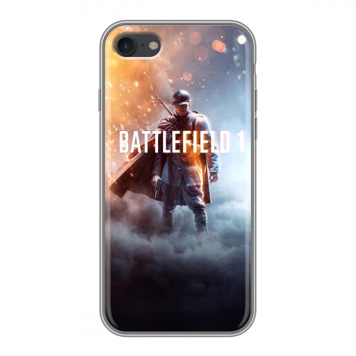 Дизайнерский силиконовый чехол для Iphone 7 Battlefield