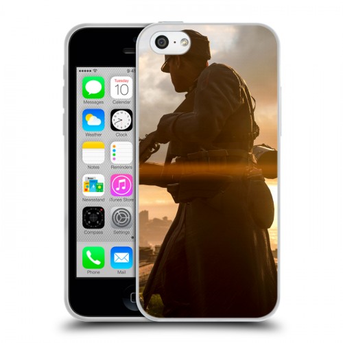 Дизайнерский пластиковый чехол для Iphone 5c Battlefield