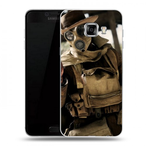 Дизайнерский пластиковый чехол для Samsung Galaxy C5 Battlefield