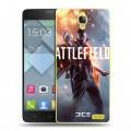 Дизайнерский пластиковый чехол для Alcatel One Touch Idol X Battlefield