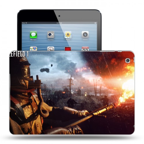 Дизайнерский силиконовый чехол для Ipad Mini Battlefield